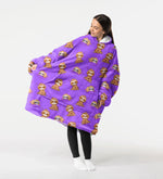 KocoBluza Sloth – Przytulna Bluza Koc w Leniwce One Size