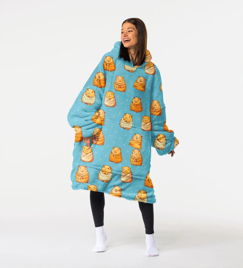 KocoBluza Hamster – Przytulna Bluza Koc w Chomiki One Size