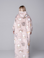 KocoBluza Cats – Przytulna Bluza Koc w Koty One Size