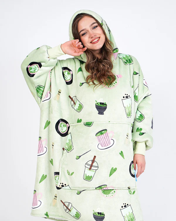 KocoBluza Matcha – Bluza Koc z Kapturem One Size | Przytulove